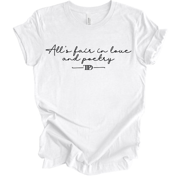 Love and Poetry tee