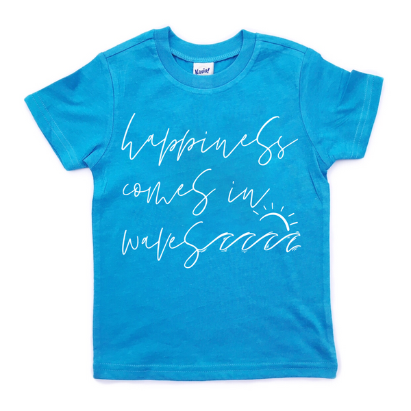 Happiness Comes In Waves tee