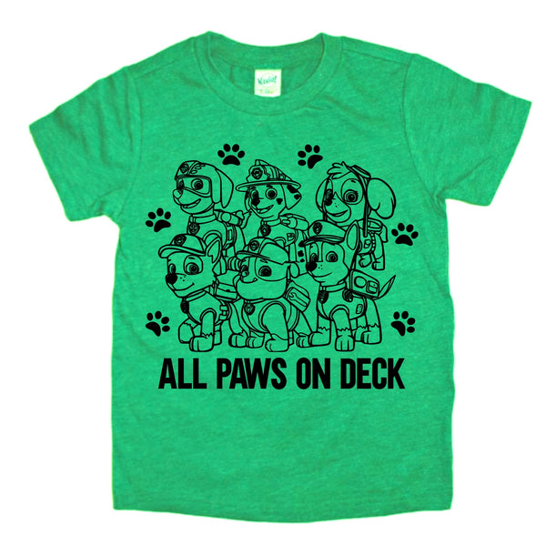 Paws on Deck tee