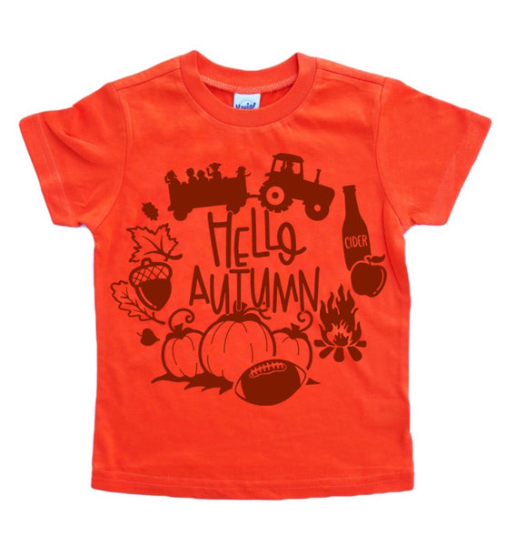 Hello Autumn tee