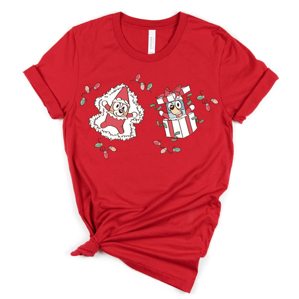 Christmas Dogs tee