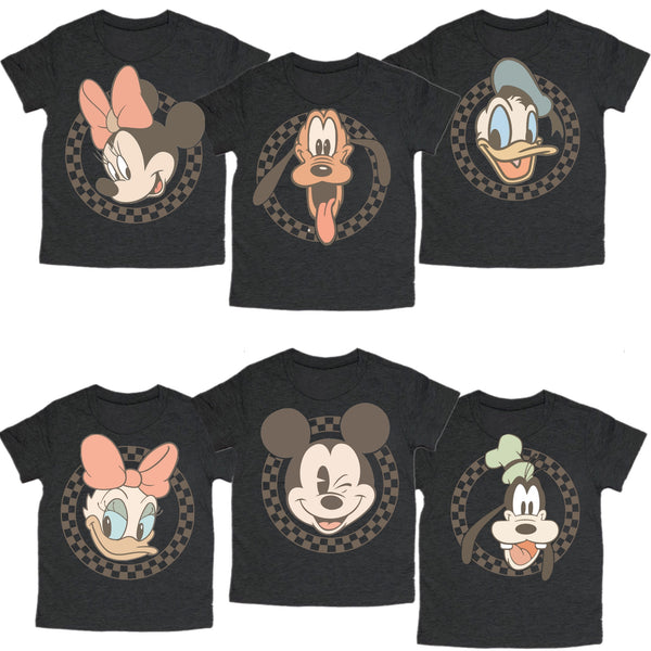 Circle Mouse Friends tee