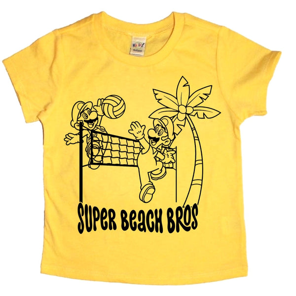 Super Beach Bros tee