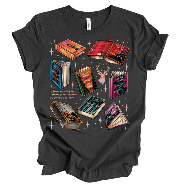 Glass Books tee