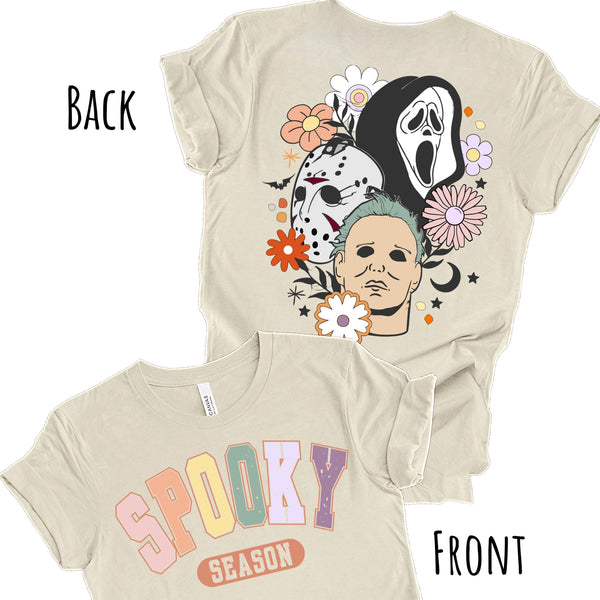 Spooky Season front/back tee