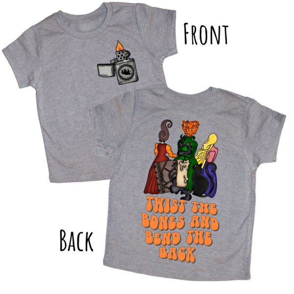 Twist The Bones front/back tee