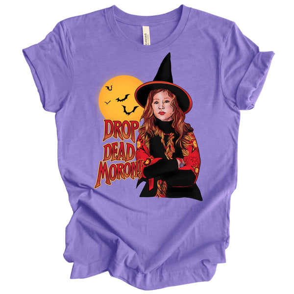 Drop Dead Moron tee