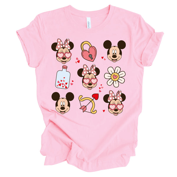 Valentines Mouse tee