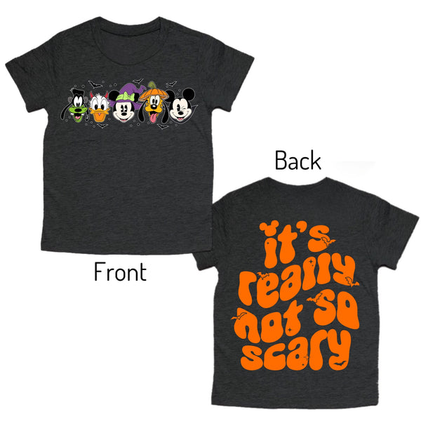 Really Not So Scary front/back tee