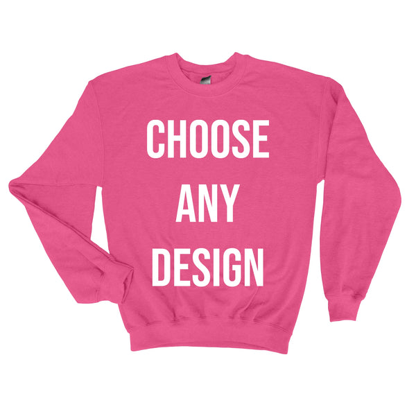 ADULT Fleece Crewneck Preorder (Choose Your Design)