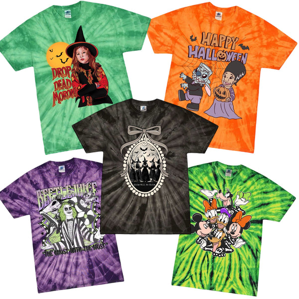 Halloween Tie-Dye- Choose Your Design