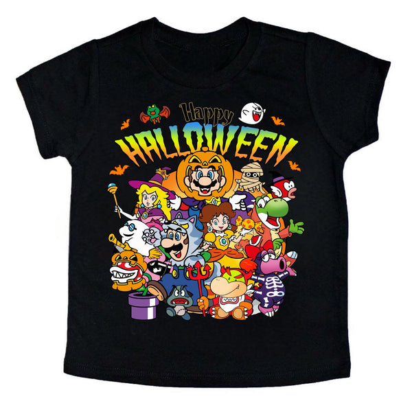 Super Halloween Bros tee