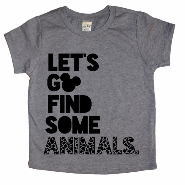 Let’s Go Find Some Animals tee