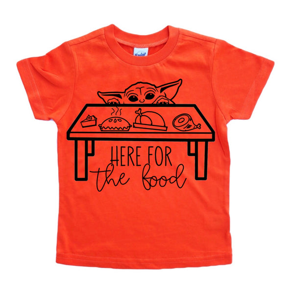 Here for the Food tee