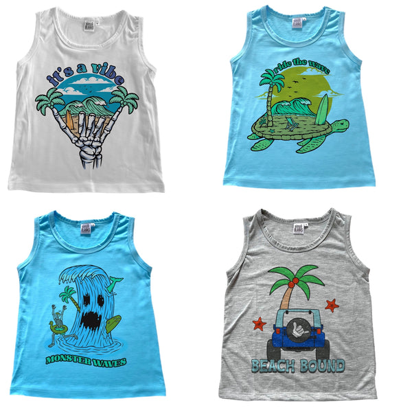 Kids Sublimation Design Tanks (Runs Large)