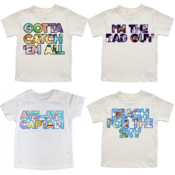 Character Phrase Tees