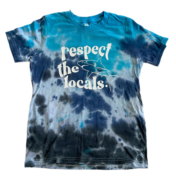 RTS Youth L Respect the Locals tie dye tee