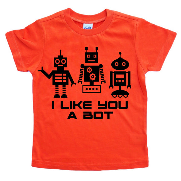 I Like You a Bot robot tee