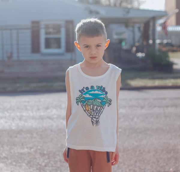 Kids Sublimation Design Tanks (Runs Large)