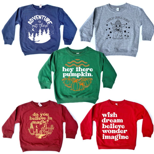 INFANT Fleece Crewneck Preorder (Choose Your Design)