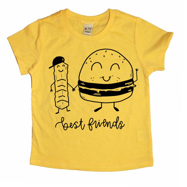 Best Friends-Fry and Burger tee