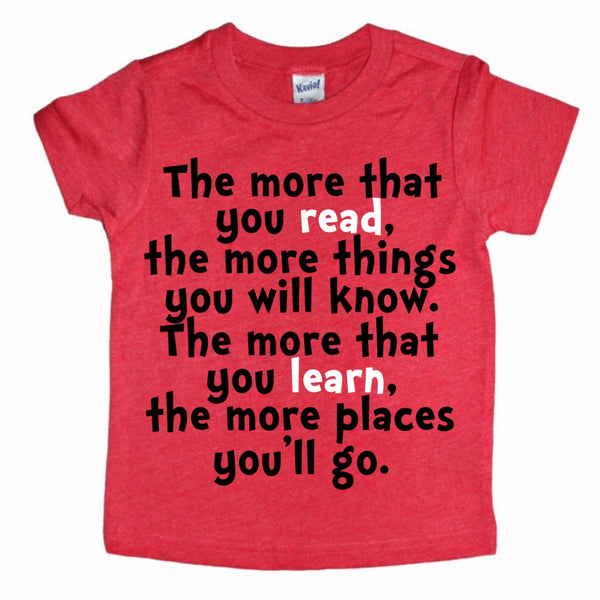 Places You’ll Go book tee