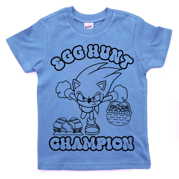 Egg Hunt Champion tee