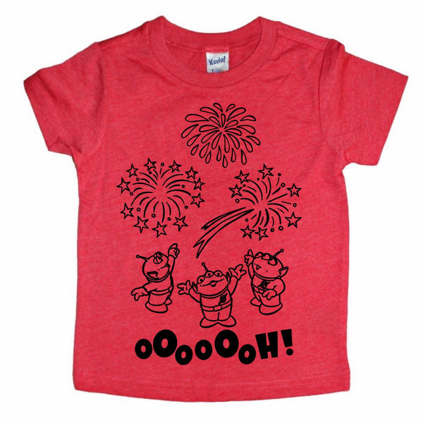 Ooooooh Fireworks patriotic tee