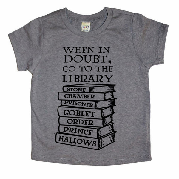 Go To the Library tee