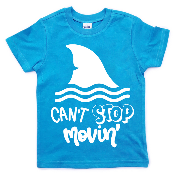 Can’t Stop Moving shark tee