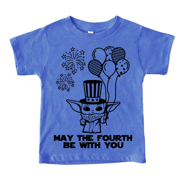 May the Fourth Be With You patriotic tee