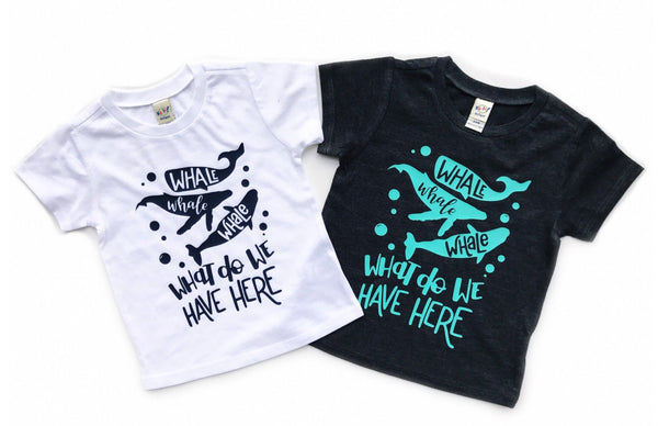 Whale Whale Whale tee