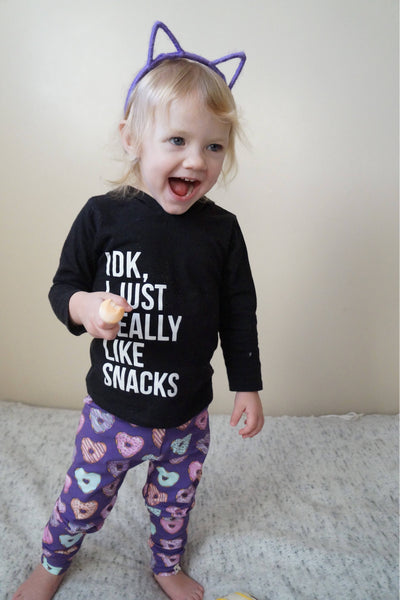 IDK, I Just Really Like Snacks tee